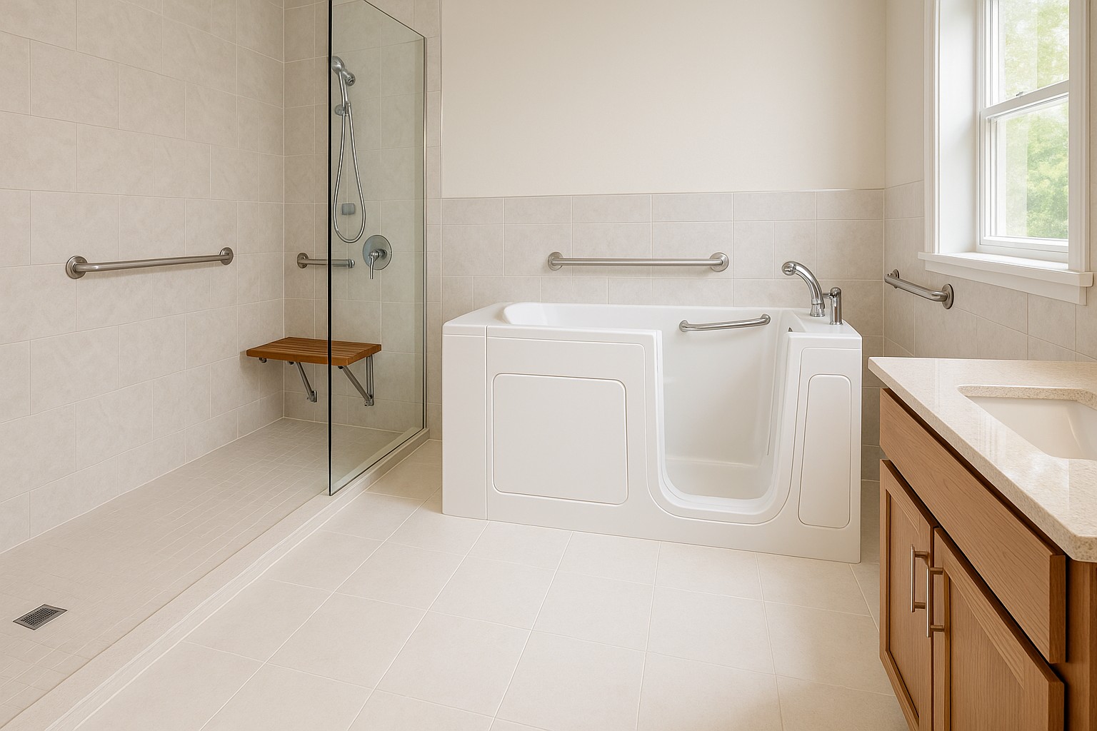 TUBSAFE Custom Bathroom Remodeling and Shower Conversions