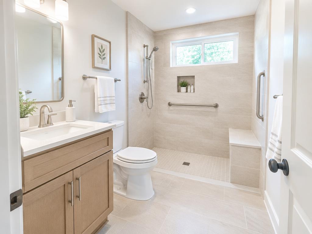 Bathroom after remodeling